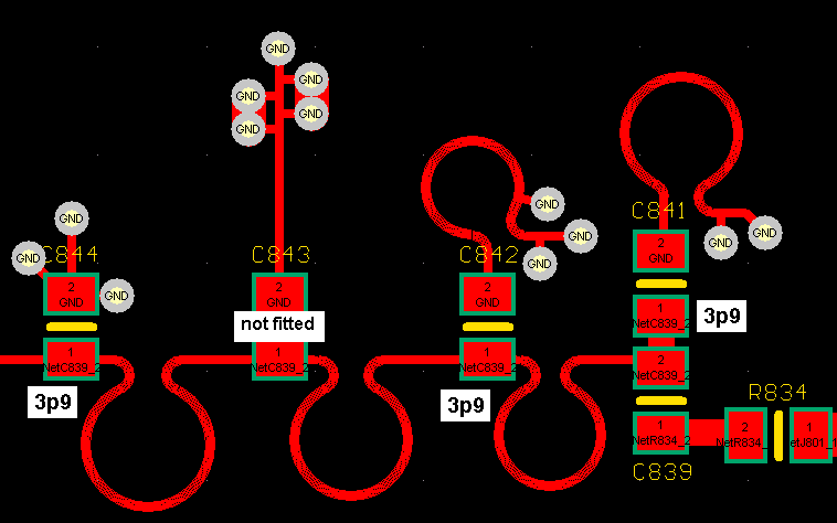 Printed Low-Pass Filter used in RSD's M5 Modulator